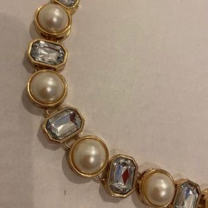 💖 Pearl and Diamond Necklace